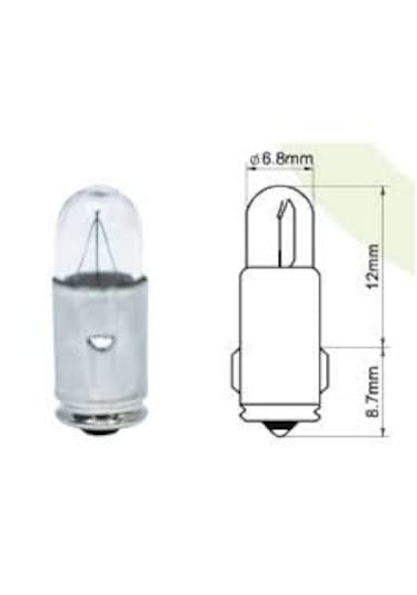 12 Volt 2 Watt 51 Minyon Ampul - 10 Adet