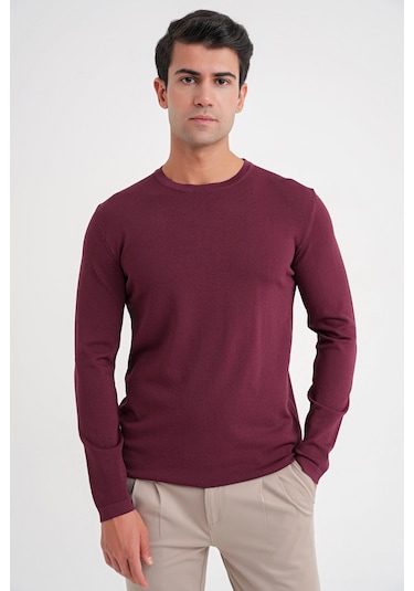 Efor Tr 888 Triko Slim Bordo Bordo