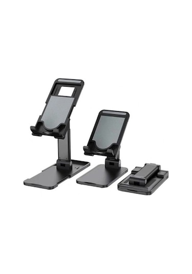 Portatif Ayarlanabilir Katlanır Telefon Ve Tablet Masaüstü Standı