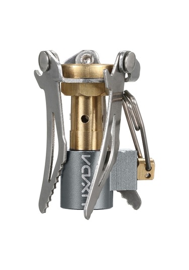 Ebitda 45g Süper Hafif Cep Açık Katlanır Kamp Gaz Sobası Gümüş Gümüş