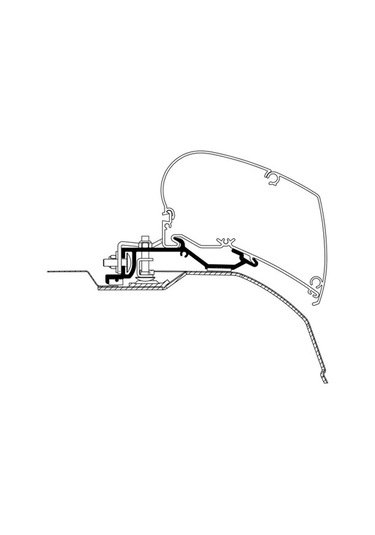 Thule Ducato Jumper Boxer Adapter Serie 6 Tavan Montaj Braketi