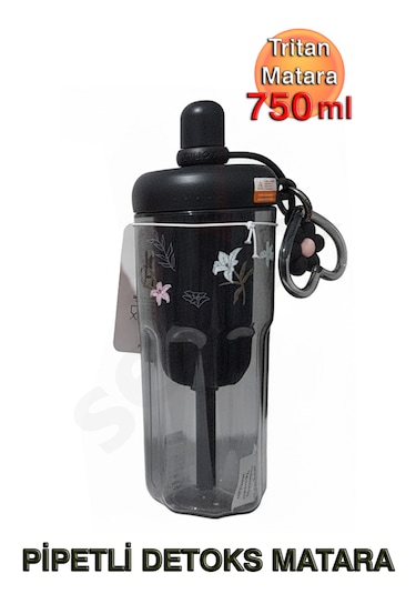 Tritan Detoks Matara - 750ml Siyah