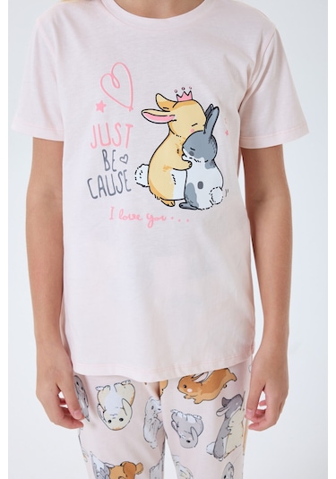 Rolypoly Kız Çocuk Pembe Pijama Takım 5274-49651 Pembe