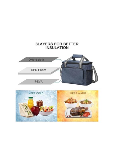 Ranyeek 15l Termal Çanta - Oxford Kumaş, Taşınabilir, Su Geçirmez, Piknik Ve Seyahat İçin Çok Renkli