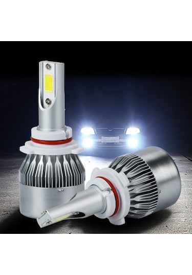 H4 Beyaz Led Xenon (10800Lm) Zenon Şimşek Etkili Far Ampülü Ücret