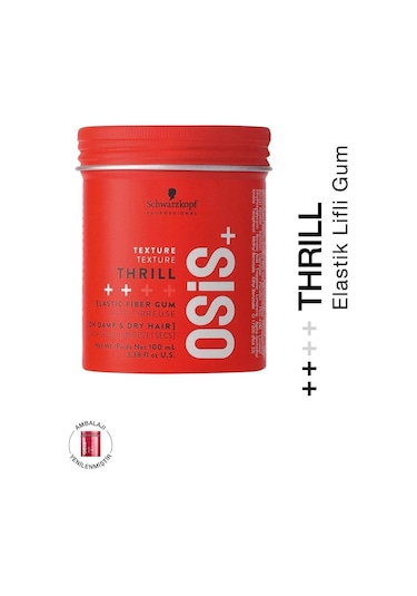 Thrill Elastik Lifli Gum Şekillendirici Orta Tutuş 100ml Parlaklık Veren Gum Wax