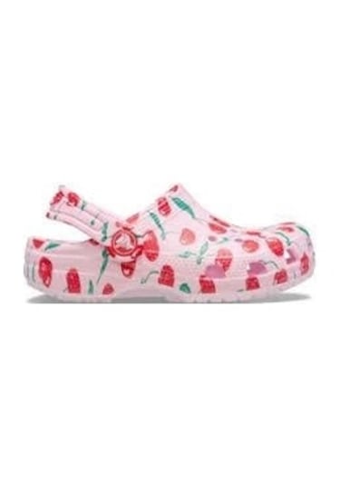 Croc 211170-6zw Classıc Fresh Fruıts Clog Çocuk Terlik Sandalet Pembe