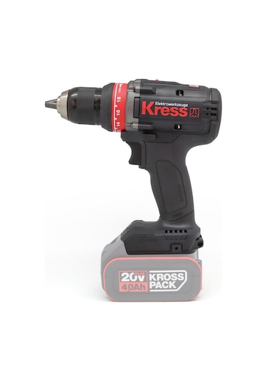 Kress KUA72.91 20V Kömürsüz Profesyonel Şarjlı Matkap Akü Dahil Değildir