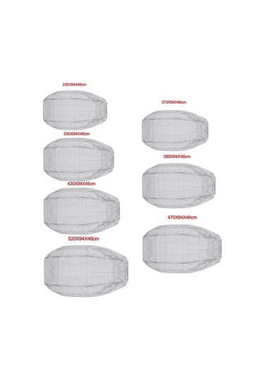 Su Geçirmez Toz Geçirmez Ve Uv Korumalı Şişme Lastik Bot Koruyucu Kapak Kayık Kılıfı, : 230x94x46cm Gri