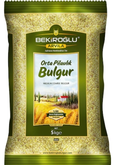 Bekiroğlu Arvila Orta Pilavlık Bulgur 5 KG