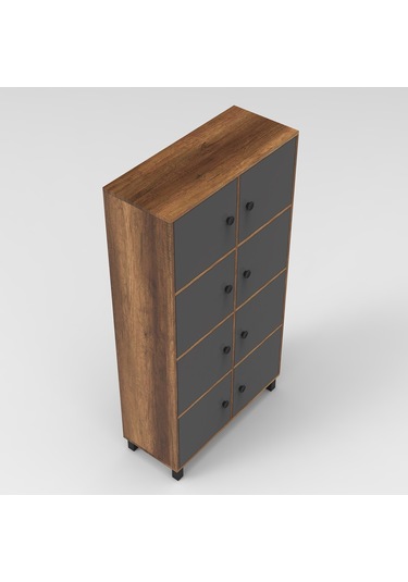 Robinhome Robin Home Vivaldi F Ofis Klasör Dolabı 8 Kapaklı Metal Ayaklı Ba