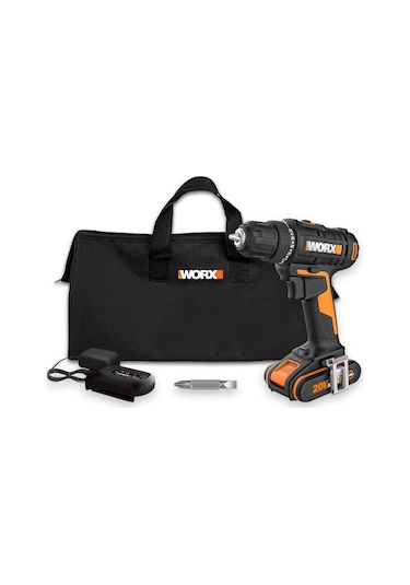 Worx WX100 20 V 2.0 Ah Li-ion Tek Akülü Profesyonel Şarjlı Matkap