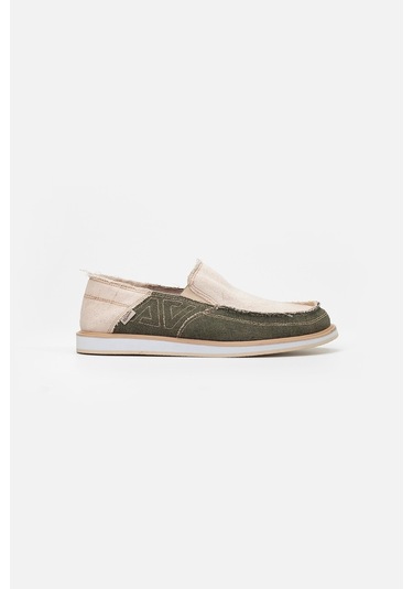 1331 Vaneda Lınen Espadrıl Keten Erkek Ayakkabı Bej/hakı Bej