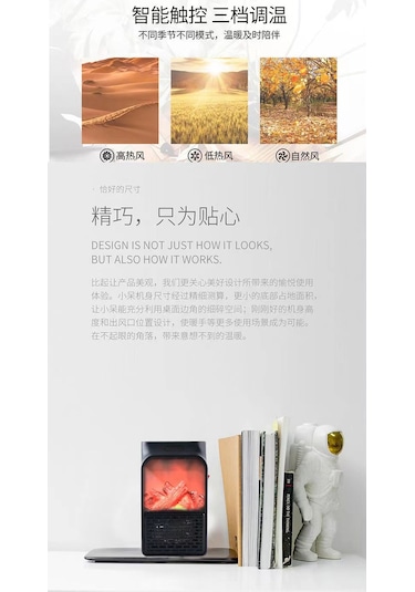 Elektrikli Taşınabilir İç Mekan Hızlı Isıtıcı