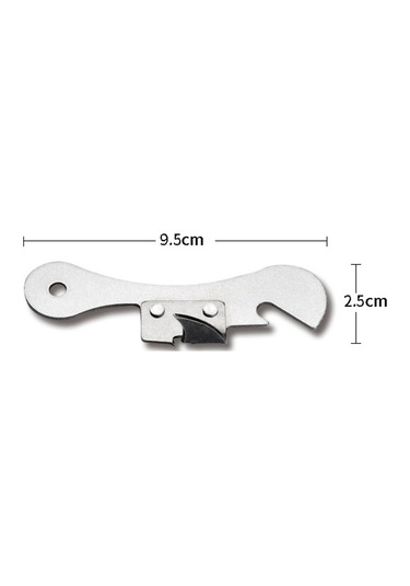 Sones 2 Adet Paslanmaz Çelik Şişe Açacağı Konserve Açacağı Çok İşlevli Mutfak Aleti Çelik