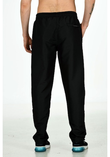 Enrico Ferry Siyah Erkek Mıcropoly Kumaş Eşofman Altı Edy2401s Siyah