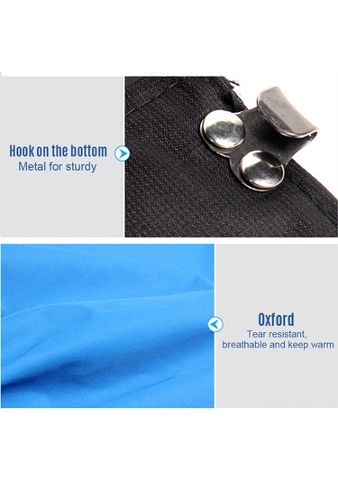 Dofolink Uzun Kollu Outdoor Askı Gaiterleri: Su Geçirmez Oxford Kumaş, Islak Ve Toz Koruma, Kayak-trekking-tırmanma İçin Siyah Erkek Kadın Diğer