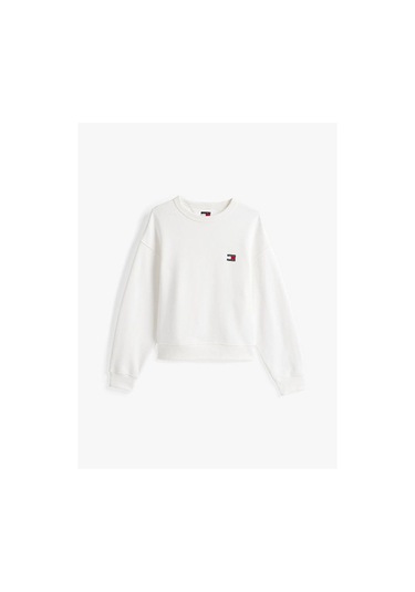 Tjw Bxy Badge Crew-8553 Beyaz