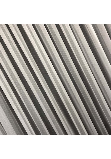 Perdefony Ince Çizgili Modern Düz Tül Perde 3 Farklı Renk Secenek