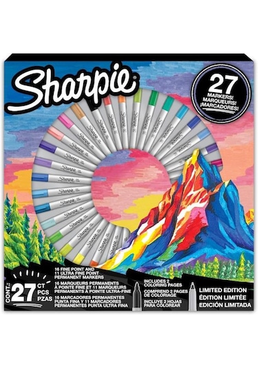 Sharpie Fine Permanent Markör Dağ - 27'li Kutu -2205231
