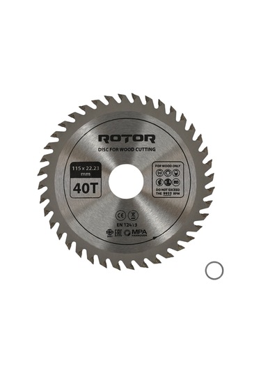 Ahşap Kesme Diski Rotor 115 22,23 40t