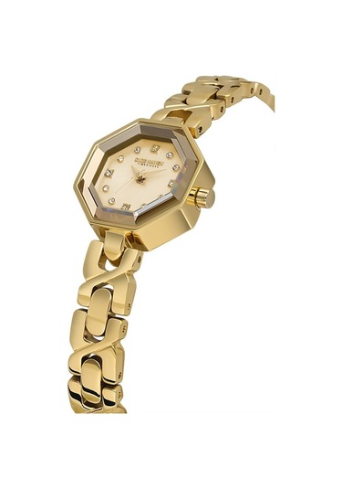 Dice Kayek Dk.1.ag1420.06 Taşlı Tasarım Çelik Kordon Çelik Kasa 5 Atm Suya Dayanıklı Altın Renk Kadın Kol Saati Altın