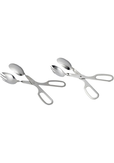 Homyl Mutfak Paslanmaz Çelik Pişirme Tong Kelepçe Gıda S Gümüş GÜmüş