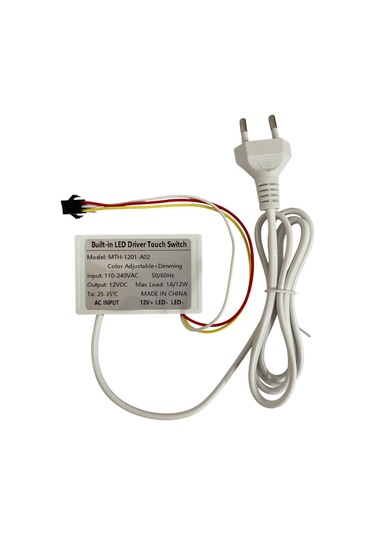 220v Girişli Renk Ayarlanabilir Dokunmatik Touch Ayna Arkası Sensör 12v 1a Banyo Aynası Sensörü Mobilya Sensörü