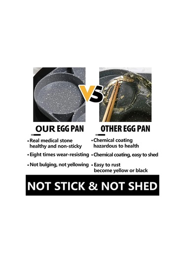 Yumurta Kızartma Tavası Yapışmaz Gözleme Tavaları 4 Bardak