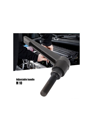 Aubyhe M10 Erkek Vida 40mm Çelik Ayarlanabilir Makine Kolu, Korozyona Dayanıklı, Mekanik Ekipmanlar İçin 4 Adet