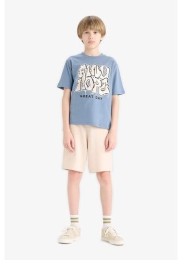 Defacto Erkek Çocuk Beli Lastikli Cepli Pike Şort B5925a825smbg603 Bej Defacto Erkek Çocuk Beli Lastikli Cepli Pike Şort B5925a825smbg603 Bej