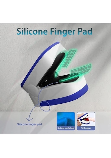 Pulse Oksimetre Parmak Tipi Kan Oksijen Nabız Ölçer Oximeter Ke-6007