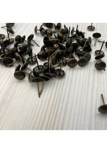 Keat Mobilya Çivileri 19x11, 100 Adet Bronz, Kırtasiye Çivileri 244364391 19