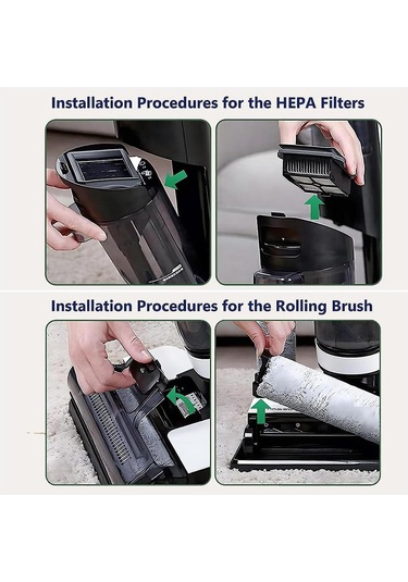 Floor One S5/floor One S5 Pro Kablosuz Elektrikli Süpürge İçin Fırça Rulosu Yedek Parçaları