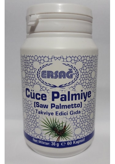 Ersağ Cüce Palmiye Gıda Takviyesi. Saw Palmetto