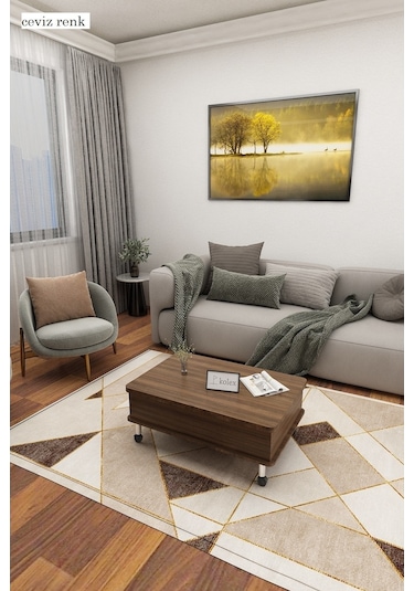 Kolexonline Desensiz Akıllı Sihirli Sehpa 3 Kademeli