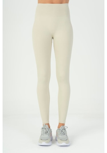 Maraton Active Slimfit Kadın Koşu Kil Rengi Tayt 812095 Gri