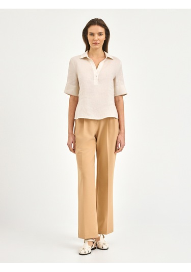 Karaca Kadın Regular Fıt Gömlek-bej 12.25s.04.017 Bej