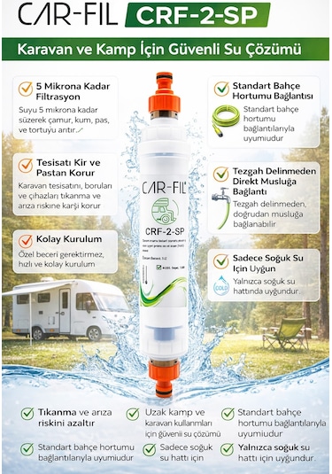 Karavan Tipi Su Arıtma Filtresi-CRF-2SP