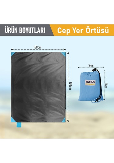 Haegs Cep Yer Örtüsü, Piknik Örtüsü Kamp Matı, Plaj Yer Örtüsü, Su Geçirmez, Kum Tutmaz, Hızlı Kurur, Hafif, Katlanabilir İnce Zemin Örtüsü Outdoor Açık Hava Kamp Yürüyüş Seyahat İçin - El Askılı - 180-150cm - Mavi Haegs Cep Yer Örtüsü, Piknik Örtüsü Kamp Matı, Plaj Yer Örtüsü, Su Geçirmez, Kum Tutmaz, Hızlı Kurur, Hafif, Katlanabilir İnce Zemin Örtüsü Outdoor Açık Hava Kamp Yürüyüş Seyahat İçin - El Askılı - 180-150cm - Mavi