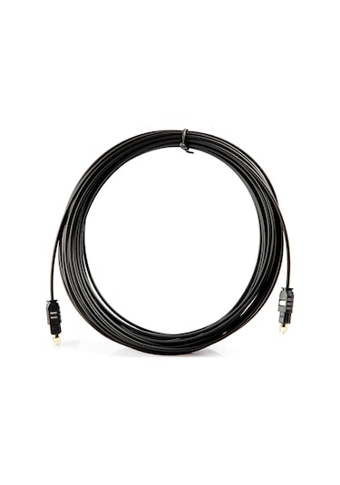 Konesam 10m Uzunlukta Od2.2mm Toslink Erkek-erkek Dijital Optik Ses Kablosu, Yüksek Kaliteli Fiber Çekirdek, Rfı/emı Engelleme, Dolby Dts Desteği
