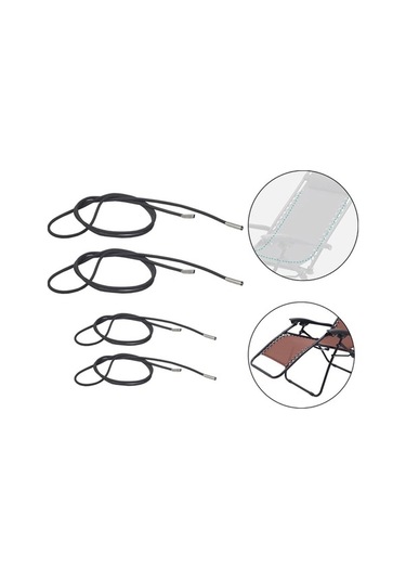 Trendooze Homyl Katlanır Sandalye Bungee Kordonu, Siyah, Yerçekimi Etkisiyle Keyif Siyah