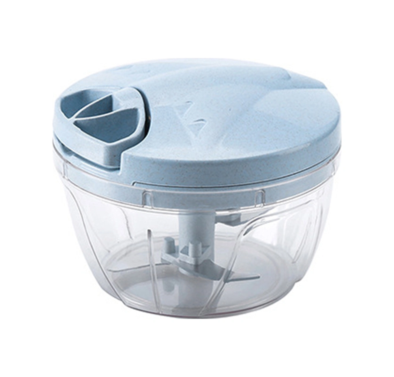 Geeroyoo Ev Kullanıma El İle Multifonksiyonlu Gıda İşleyici - Minced Et, Sarımsak, Sebze Halka Ayırıcı - Mavi Küçük Boy Diğer