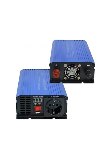 Carub İnverter 12v Dan 220v A Yükseltici 1000w Usb 5v-1a Çıkışlı Br4621860