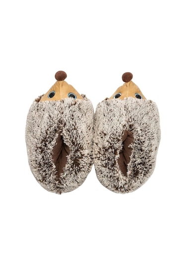 Twigy Kirpi 23 Kadın Hayvanlı Panduf Kahve 36/41 CC0650