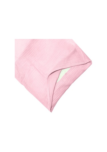 4 Katlı Müslin Bebek Nevresim Takımı Uyku Seti %100pamuk Pembe