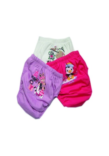 3 Adet Kız Çocuk Alıştırma Külodu