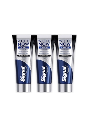 Signal White Now Diş Macunu 3 İn 1 White Boost 75 Ml X3