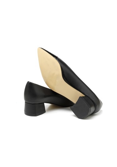 Topuklu/ Stiletto Kadın Rc-4006 Deriden Siyah Siyah