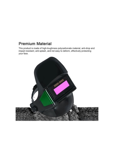 Geeksen Akıllı Işık Değiştirmeli Kaynak Maskesi: Geniş Ekran, Gerçek Renk, Otomatik Karartma, 5 Seviye Gölgeleme, Kafa Lambası İle Kapsamlı Koruma